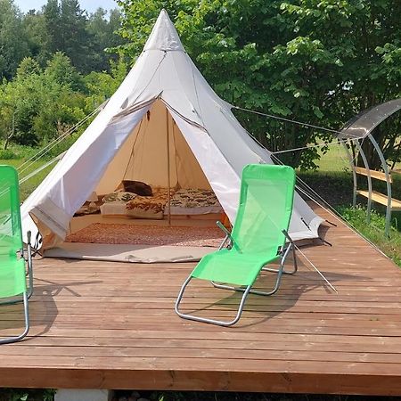 Hotel Glamping Fluffy Horns - Glempings Pukainie Ragi Plieņciems Exteriér fotografie