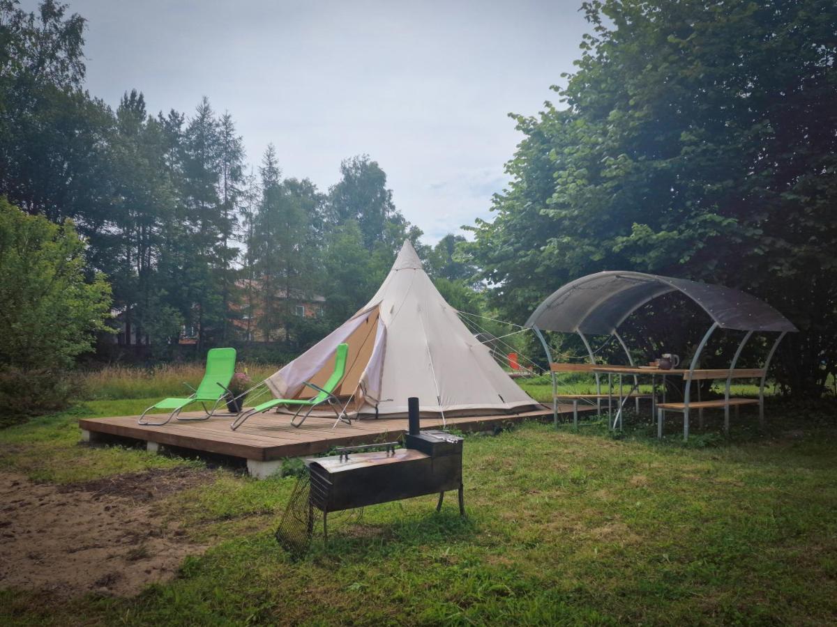 Hotel Glamping Fluffy Horns - Glempings Pukainie Ragi Plieņciems Exteriér fotografie