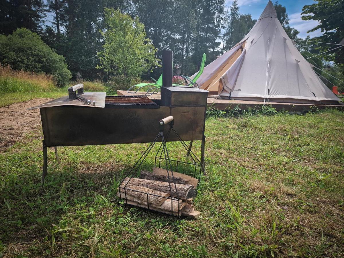Hotel Glamping Fluffy Horns - Glempings Pukainie Ragi Plieņciems Exteriér fotografie
