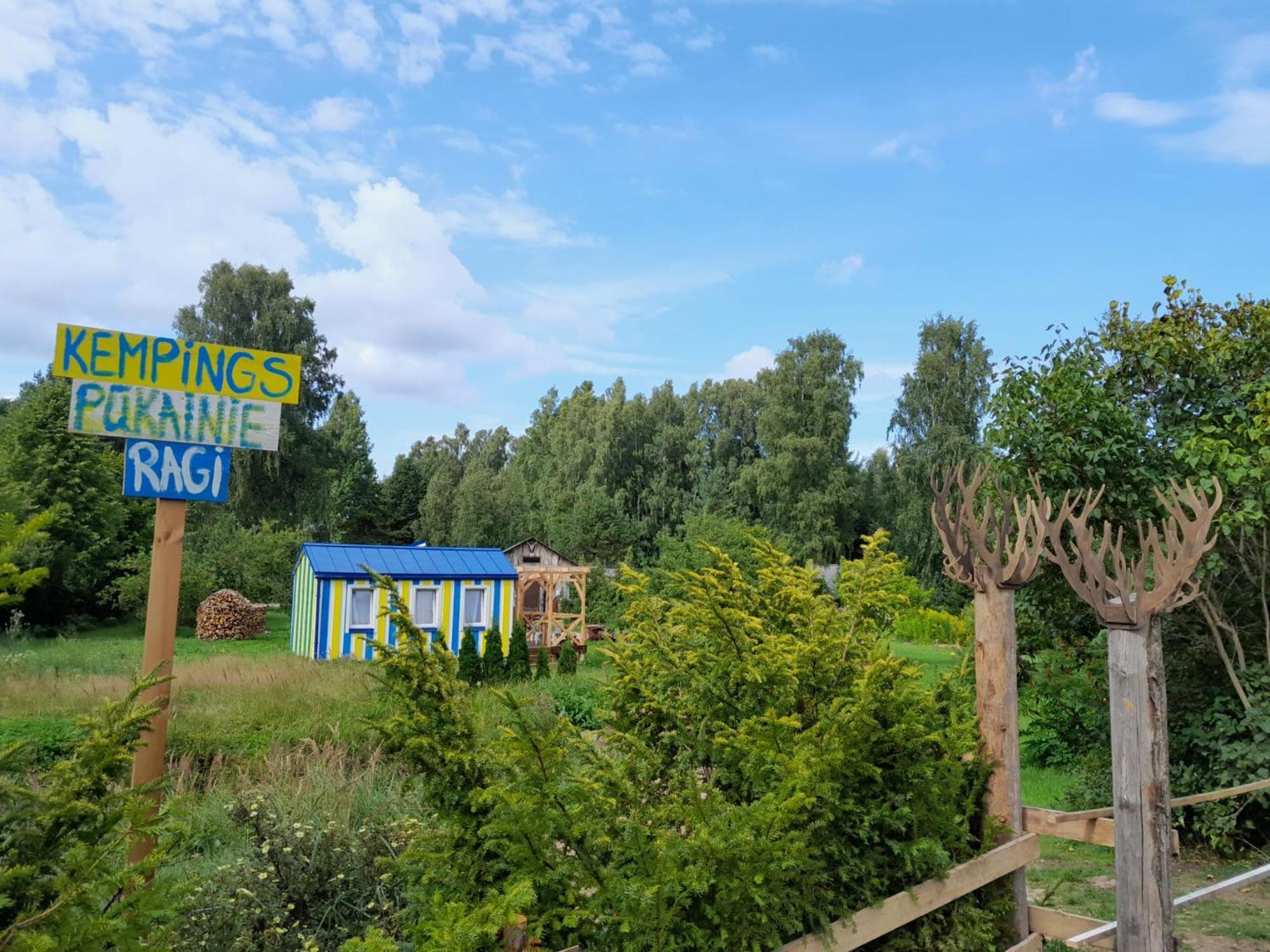 Hotel Glamping Fluffy Horns - Glempings Pukainie Ragi Plieņciems Exteriér fotografie