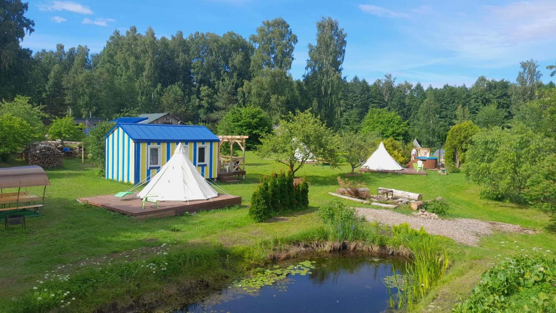 Hotel Glamping Fluffy Horns - Glempings Pukainie Ragi Plieņciems Exteriér fotografie