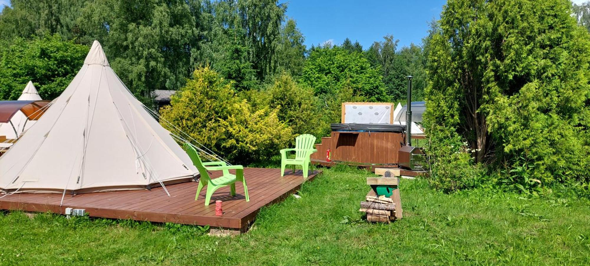Hotel Glamping Fluffy Horns - Glempings Pukainie Ragi Plieņciems Exteriér fotografie