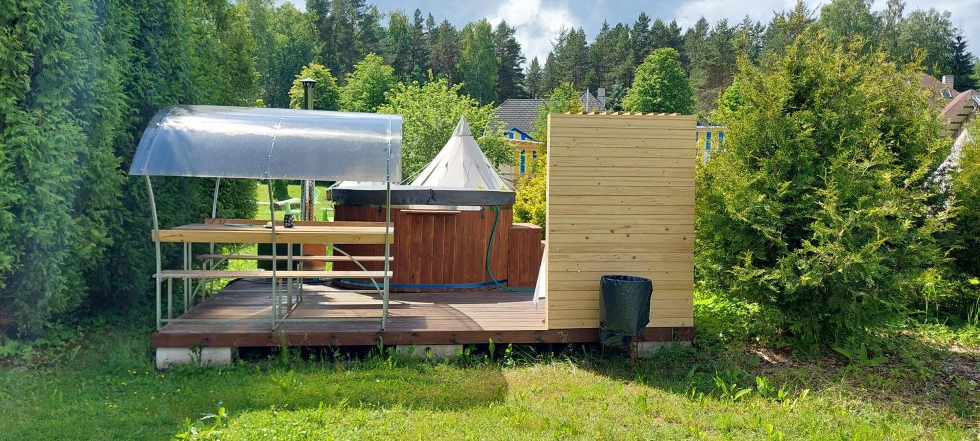Hotel Glamping Fluffy Horns - Glempings Pukainie Ragi Plieņciems Exteriér fotografie